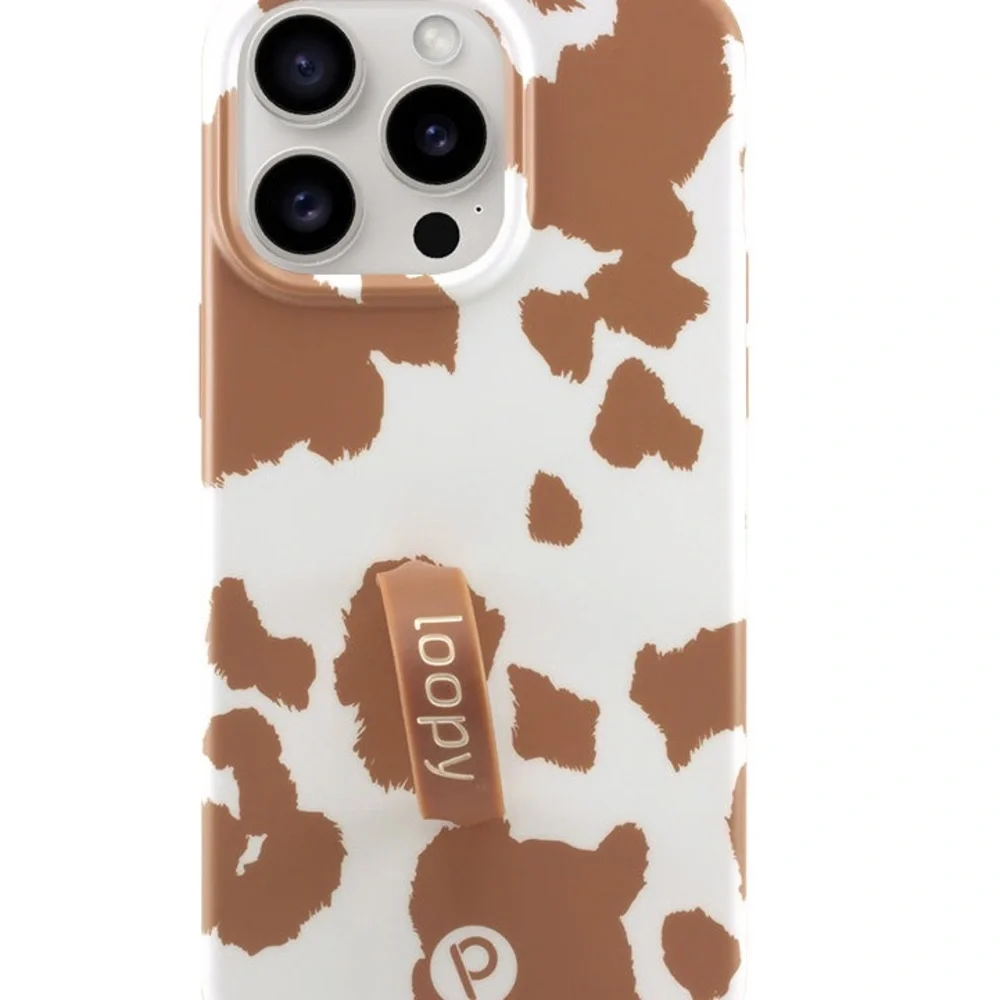 Loopy Case Cow Print iPhone 15 Pro Max - Picture 1 of 4